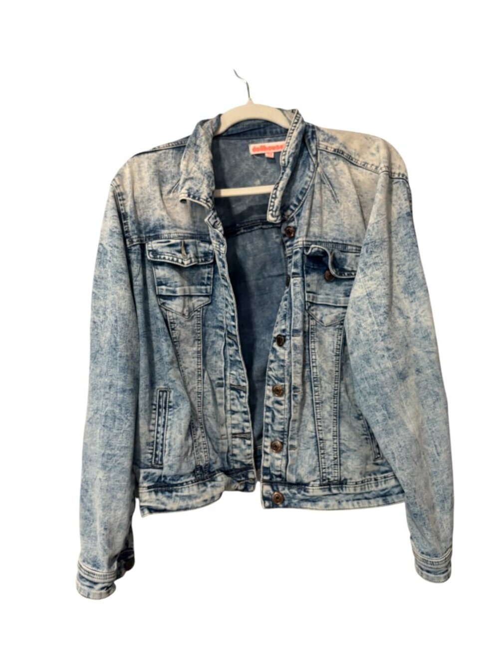 Dollhouse Acid Wash Denim Jacket
